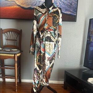 Missguided Colorful Geometric Print Jumpsuit